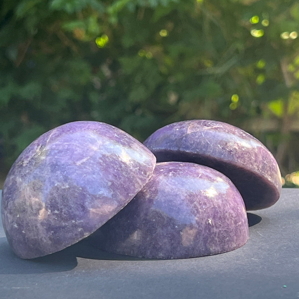 Semisfera lepidolit, pietre semipretioase - druzy.ro 3 