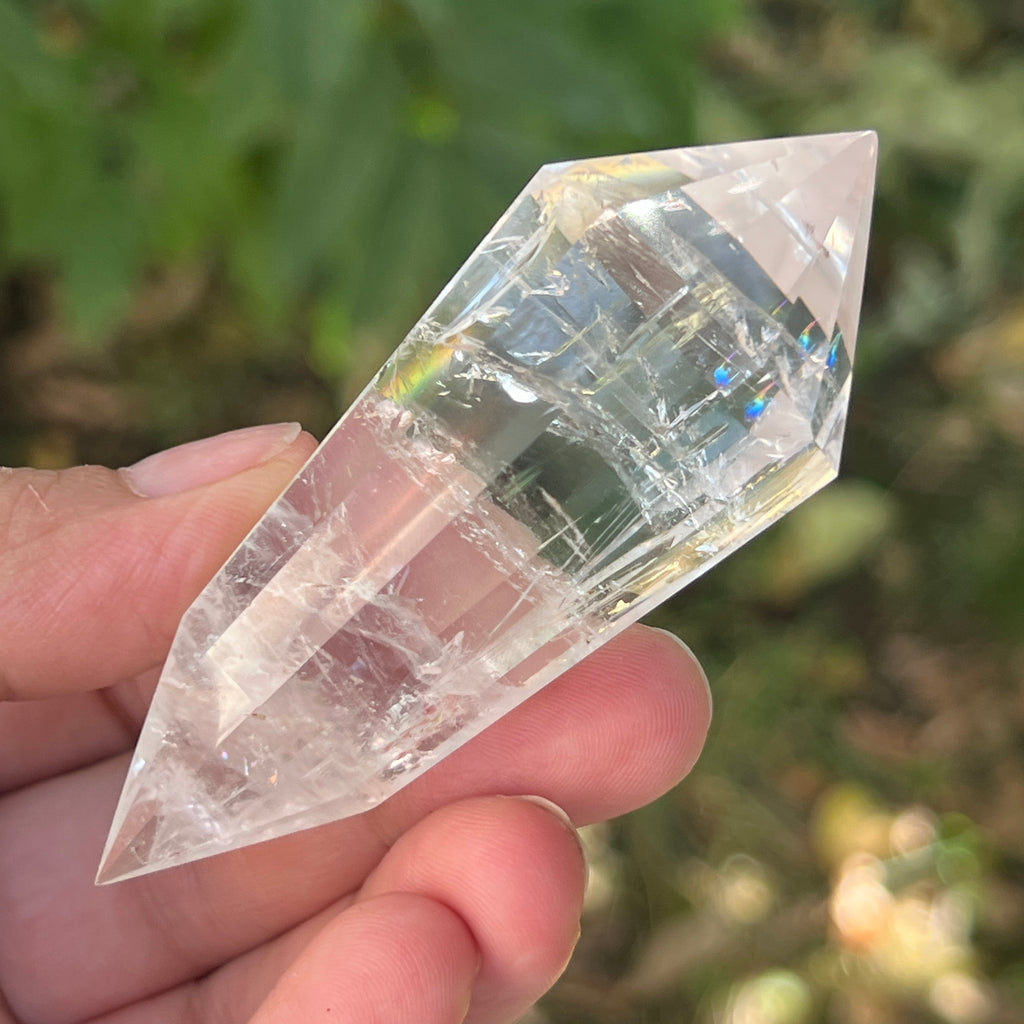 Bagheta cuart vogel, 12 fete, Brazilia model 22, pietre semipretioase - druzy.ro 5 