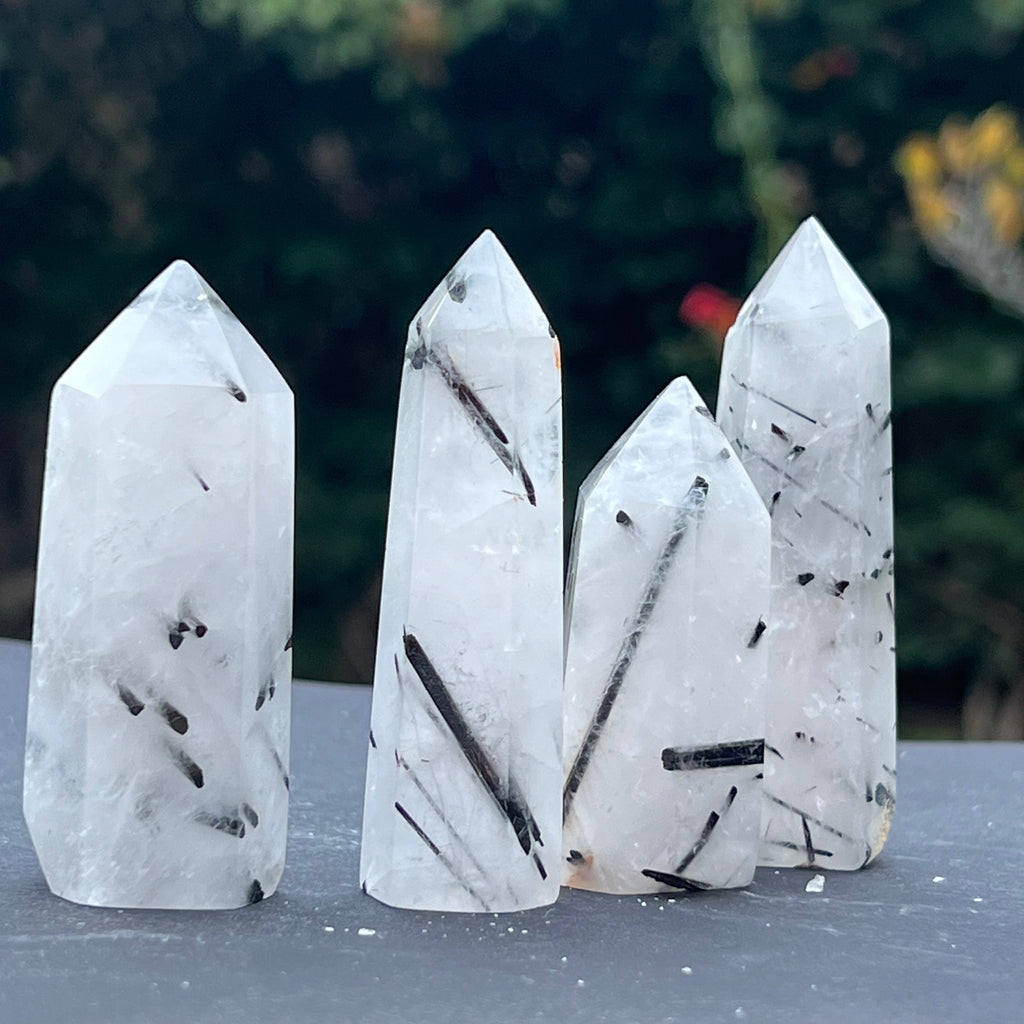 Obelisc turmalina cuart 6-7cm, druzy.ro, cristale 1