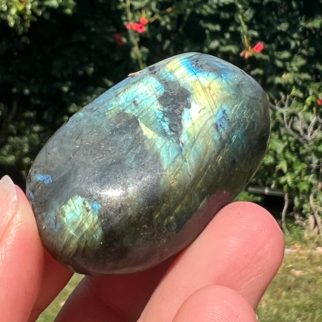 Labradorit palm stone m17, druzy.ro, cristale 3