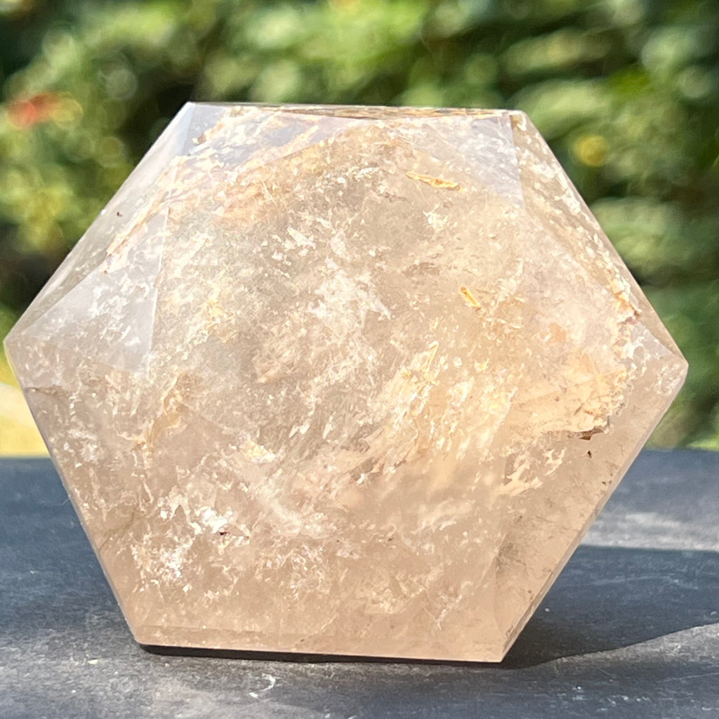 Cuart fumuriu curcubeu forma diamant model 5, druzy.ro, cristale 2
