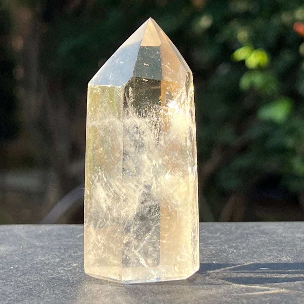 Obelisc cuart fumuriu fantoma model 2, druzy.ro, cristale 1