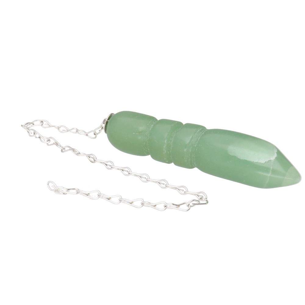 Pendul egiptean din aventurin verde, pietre semipretioase - druzy.ro 2 
