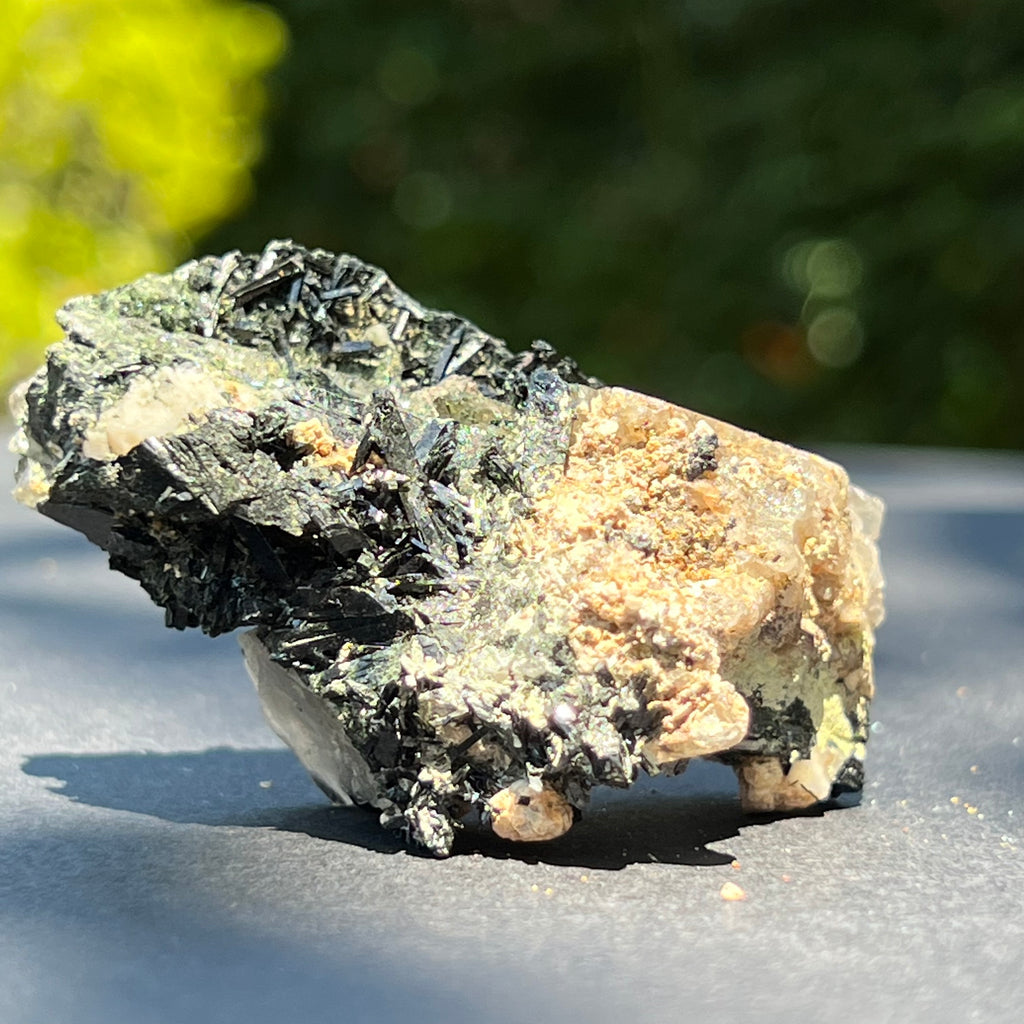 Cluster egirin mini cuart fumuriu/negru Zomba m14, druzy.ro, cristale 4