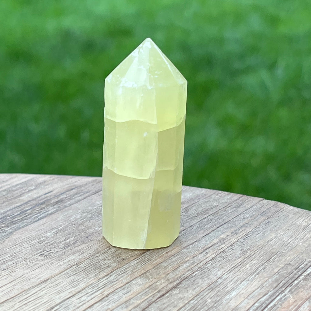 Obelisc calcit lamaie 6-7 cm, druzy.ro, cristale 2