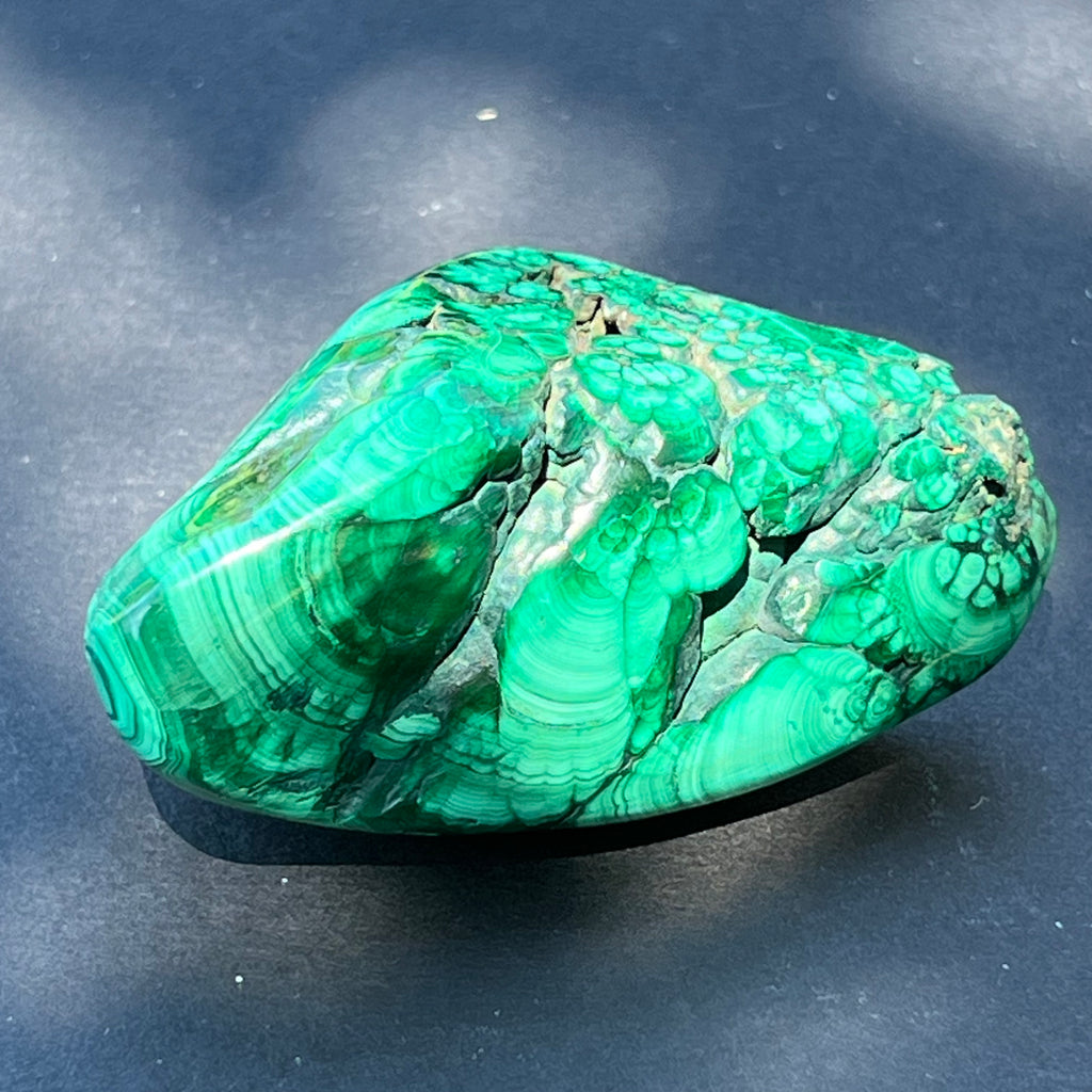 Malachit rulat m3, druzy.ro, cristale 6