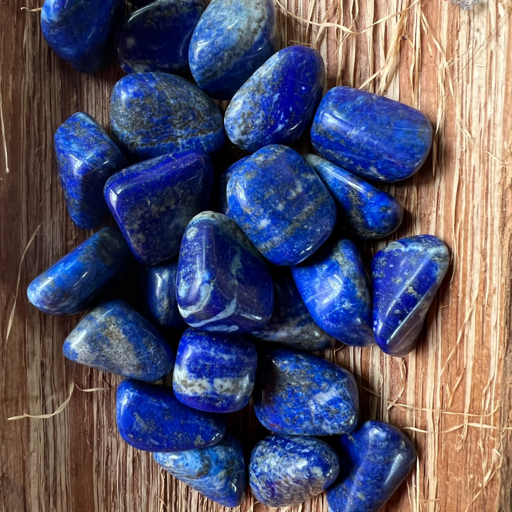 Lapis Lazuli piatra rulata mini, druzy.ro, cristale 8