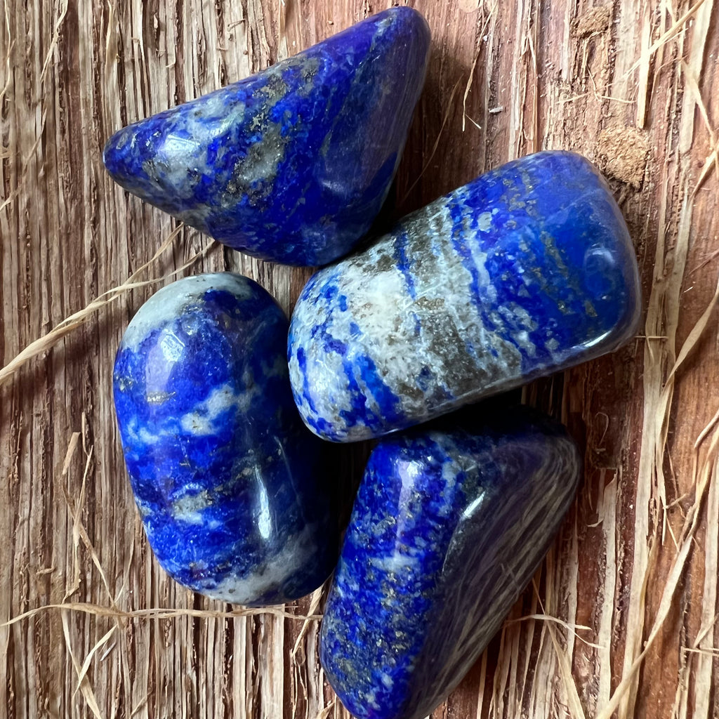 Lapis Lazuli piatra rulata mini, druzy.ro, cristale 9