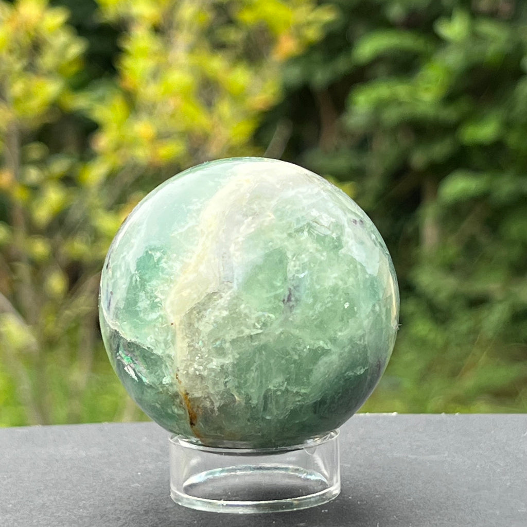 Sfera fluorit verde model 1, druzy.ro, cristale 2