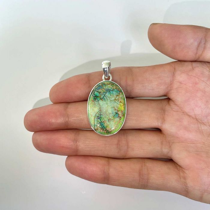 Pandantiv opal din argint | Model 1, pietre semipretioase - druzy.ro 2 