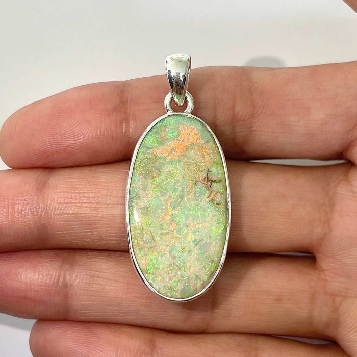 Pandantiv opal din argint | Model 3, pietre semipretioase - druzy.ro 1 