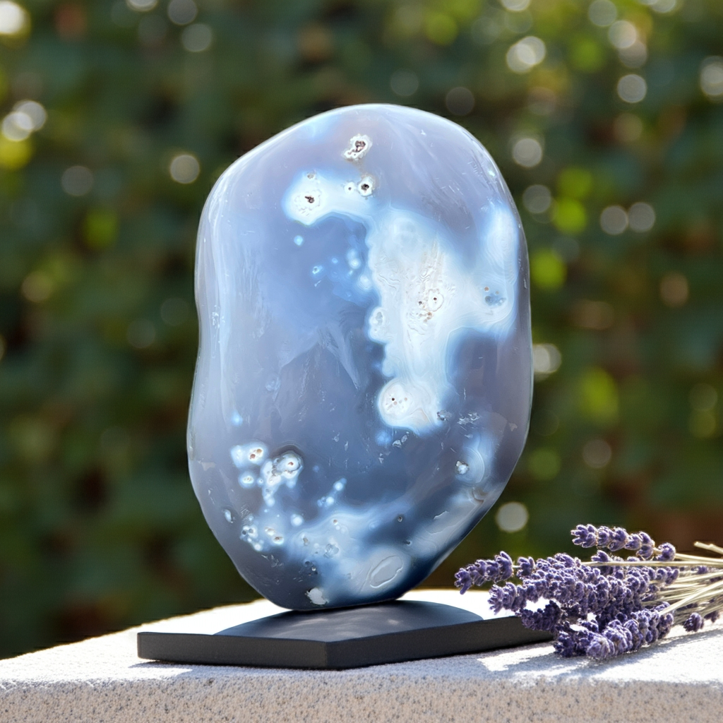 Agat Orca sculptura model 21, pietre semipretioase - druzy.ro 2 
