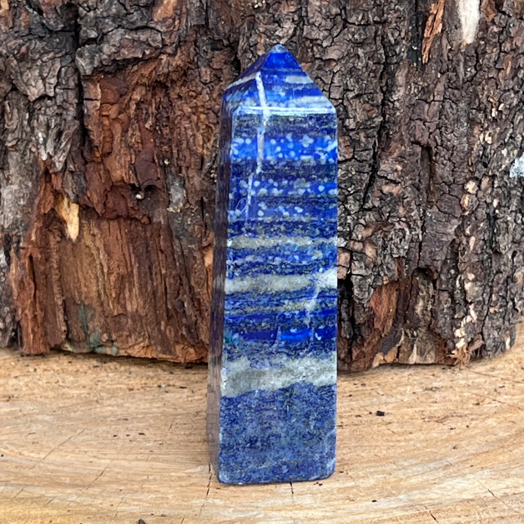 Turn/obelisc lapis lazuli m8, druzy.ro, cristale 4