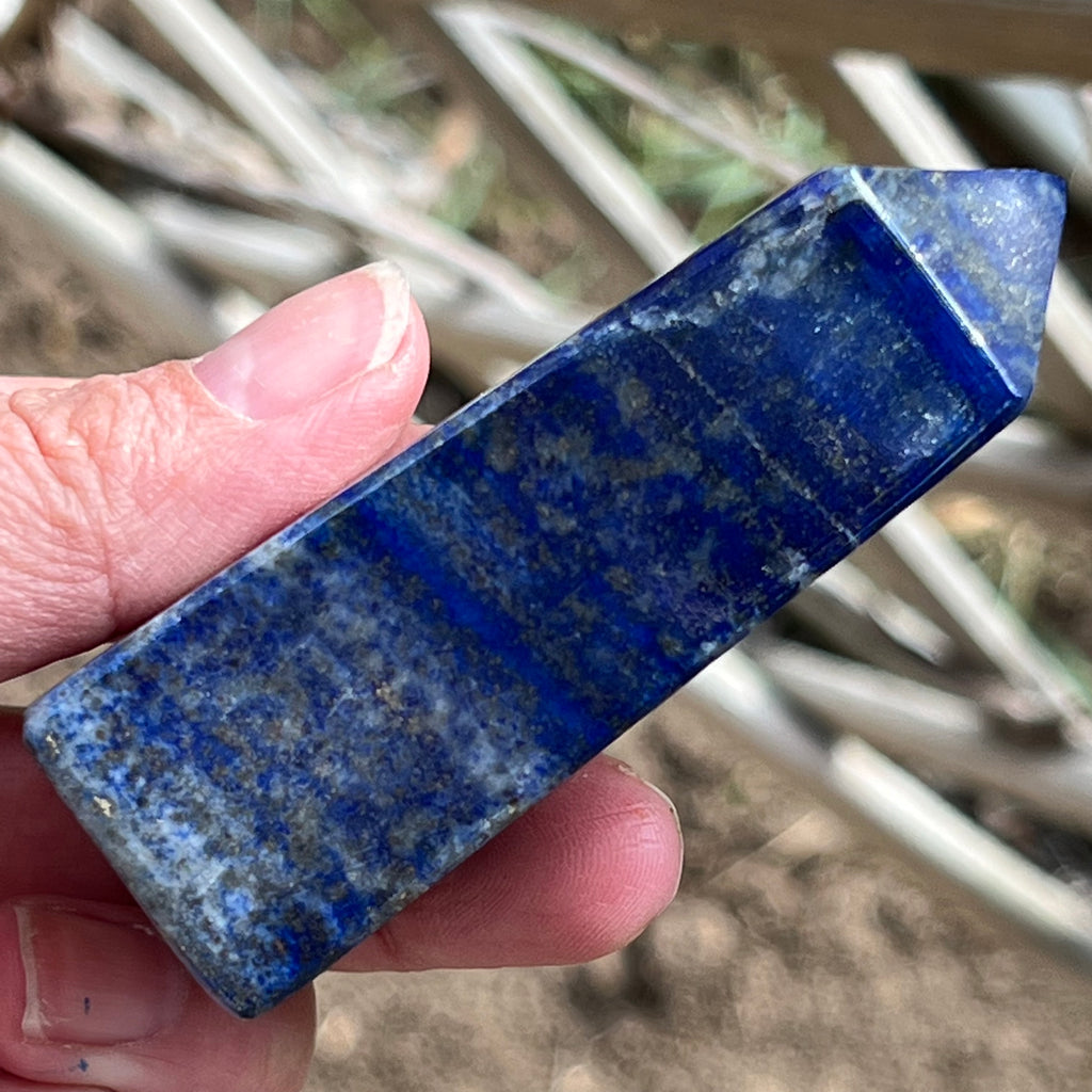 Turn/obelisc lapis lazuli m1, druzy.ro, cristale 6