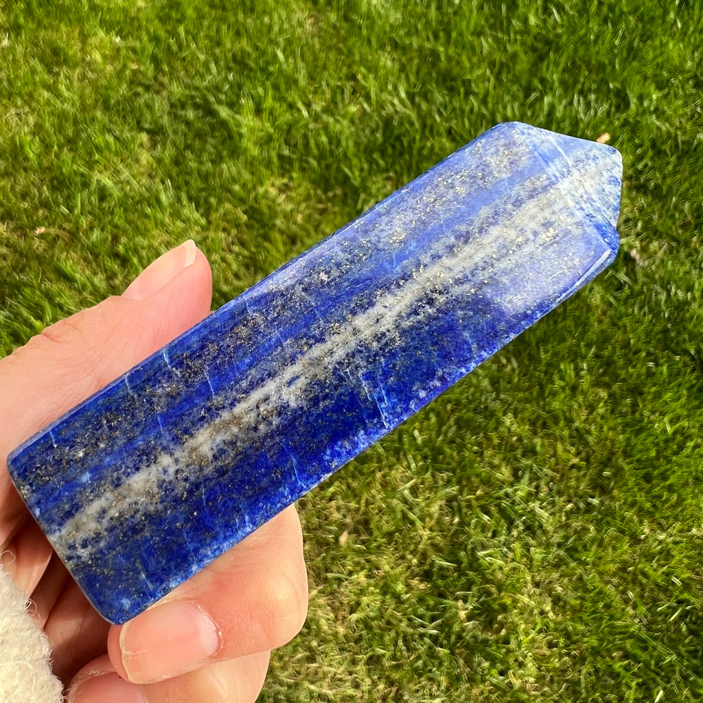 Turn/obelisc lapis lazuli m3, druzy.ro, cristale 6
