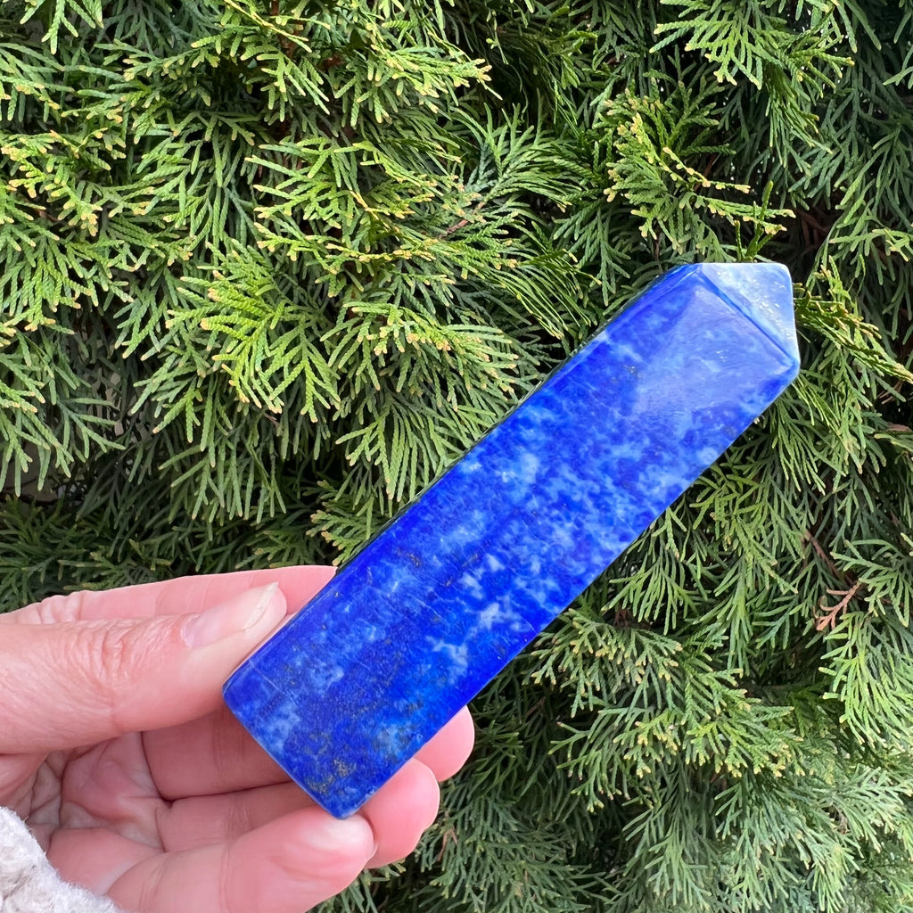 Turn/obelisc lapis lazuli m9, druzy.ro, cristale 6