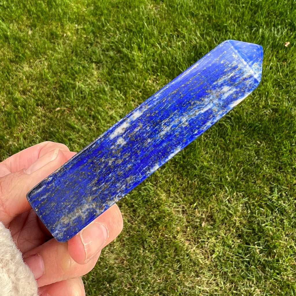Turn/obelisc lapis lazuli m12, druzy.ro, cristale 5