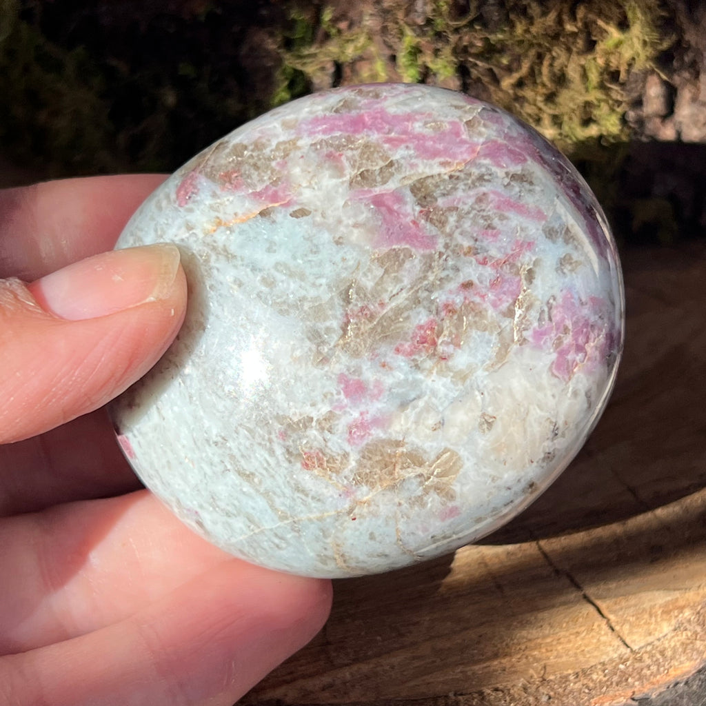 Palmstone rubelit/ turmalina roz m10, druzy.ro, cristale 2
