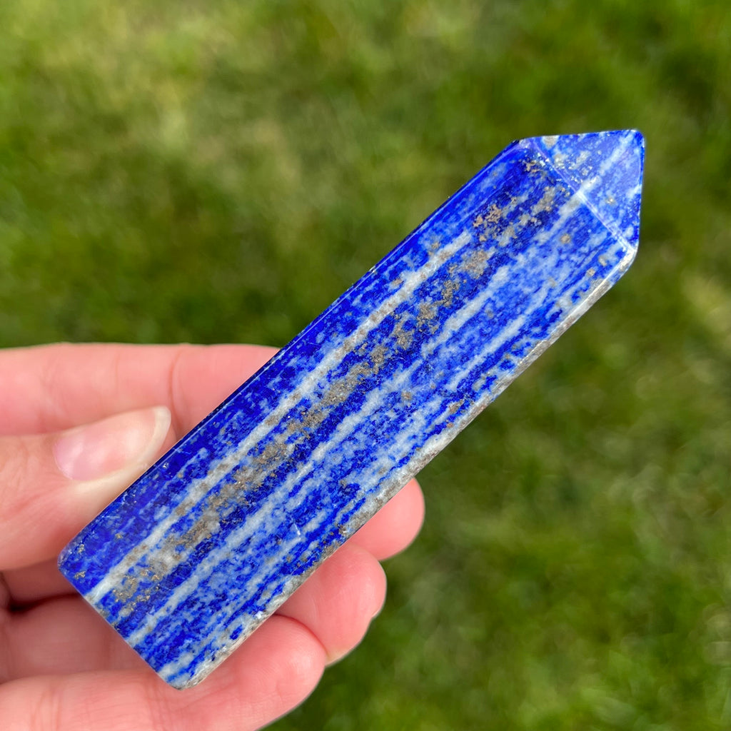 Turn/obelisc lapis lazuli m5, druzy.ro, cristale 6