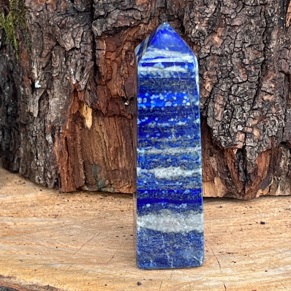 Turn/obelisc lapis lazuli m8, druzy.ro, cristale 6