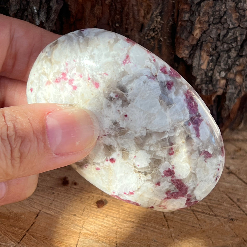 Palmstone rubelit/ turmalina roz m5, druzy.ro, cristale 2