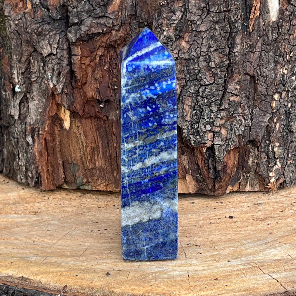 Turn/obelisc lapis lazuli m8, druzy.ro, cristale 7